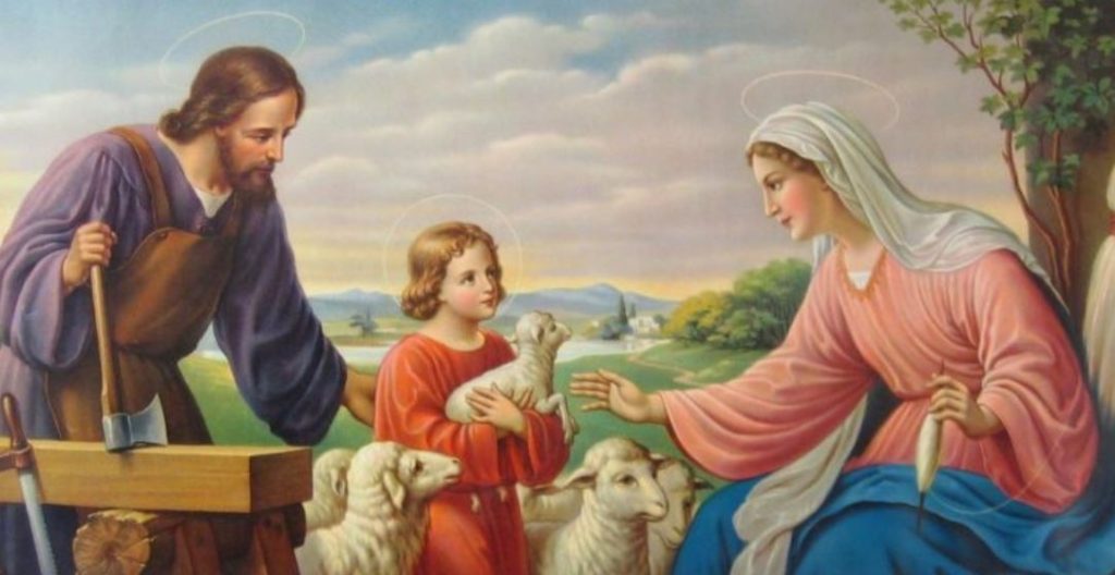 la sacra famiglia pensieri di un amico