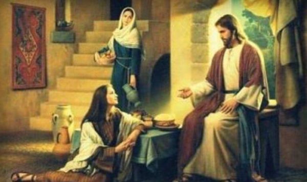 Sante Marta e Maria l'accoglienza dell'inviato di Dio