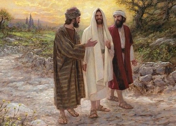 due discepoli incontrano Gesù